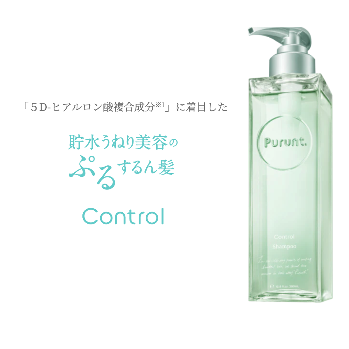 【ボトルセット】プルント コントロール 美容液シャンプー380mL& トリートメント360g