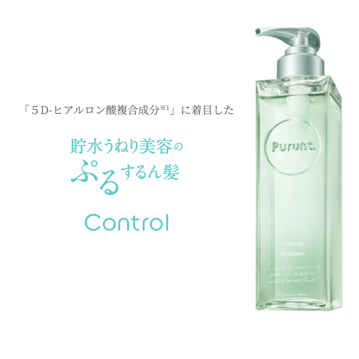 【ボトルセット】プルント　コントロール 美容液シャンプー380mL＆ トリートメント360g