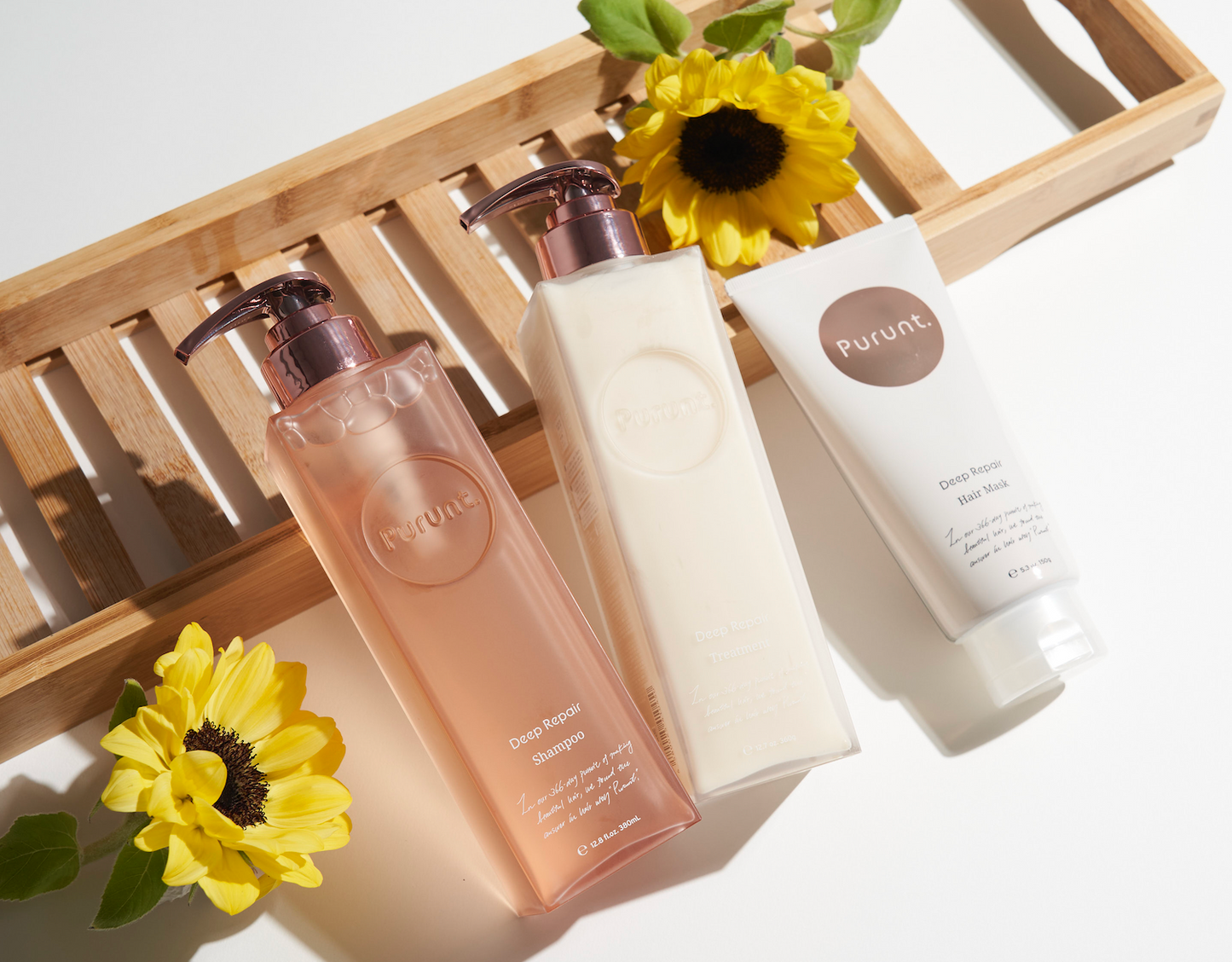 【ボトルセット+ヘアマスク】プルント ディープリペア美容液シャンプー380mL& トリートメント360g&ヘアマスク150g